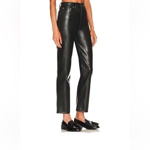 Agolde recycled leather 90s style relaxed fit